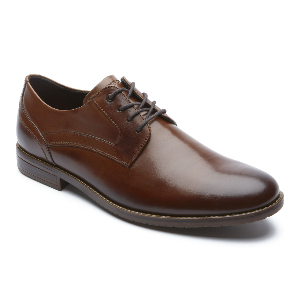 Oxfords Rockport Hombre Mexico - Style Purpose 3 Plain Toe Marrom - RATUO8160